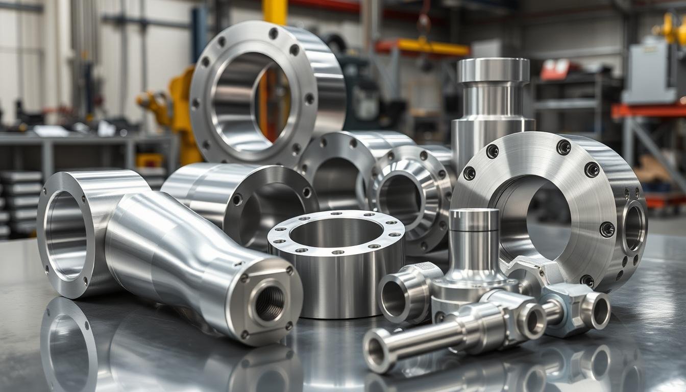 Forged aluminum components for aerospace applications