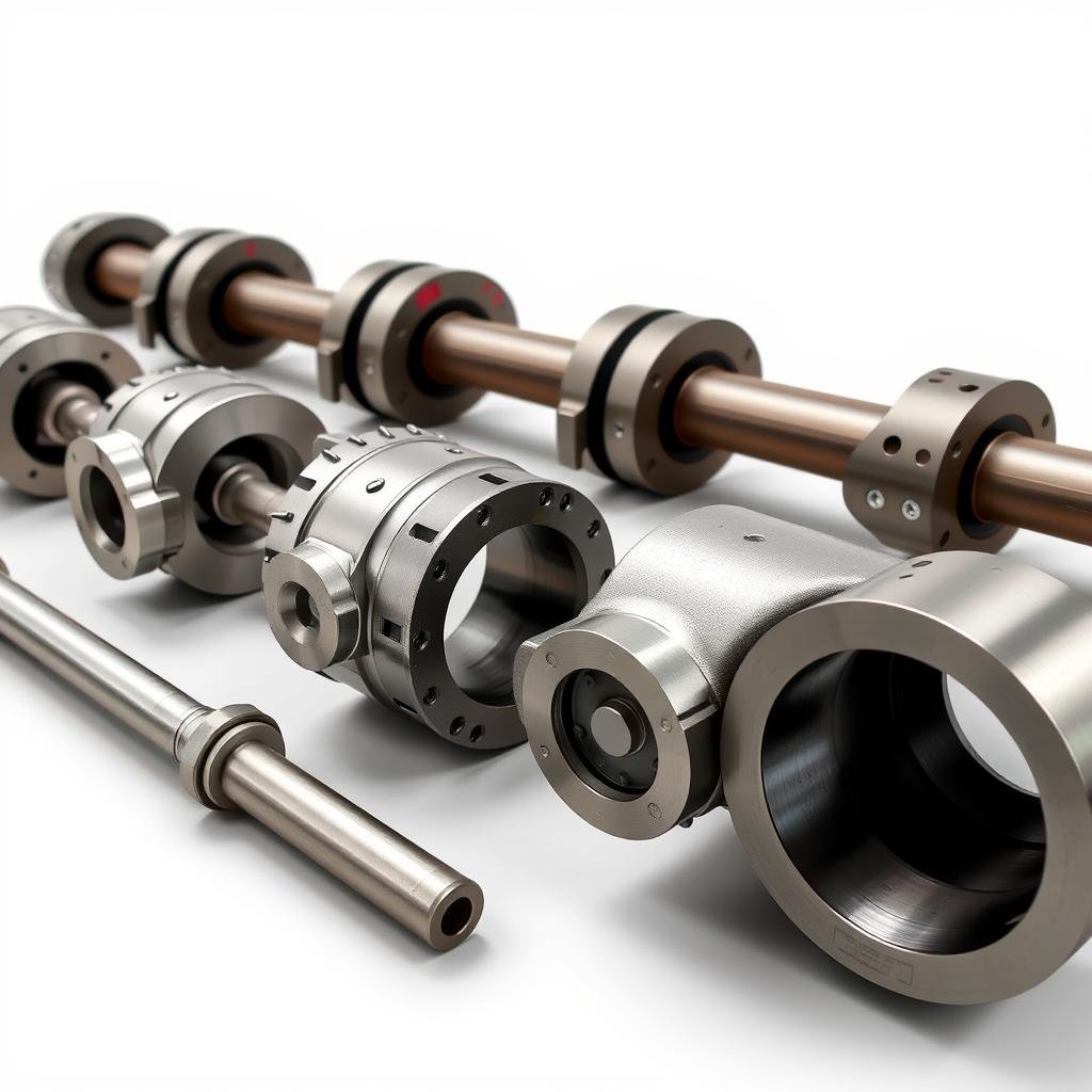 Forged steel railway components including axles and couplings