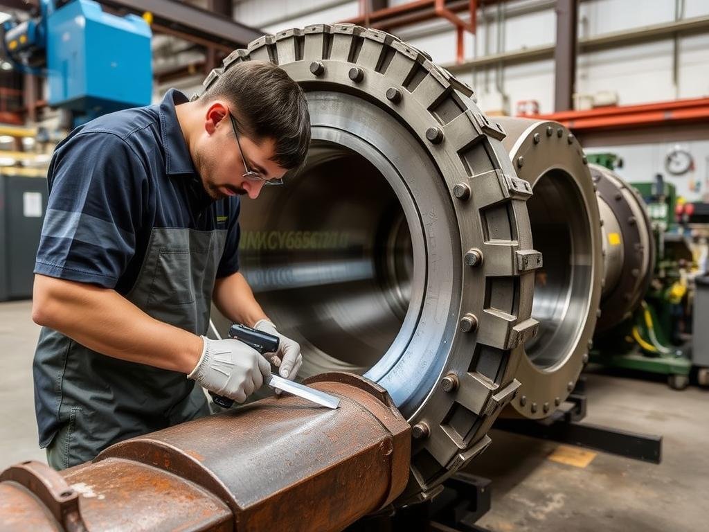 Forging die maintenance showing repair and reconditioning processes