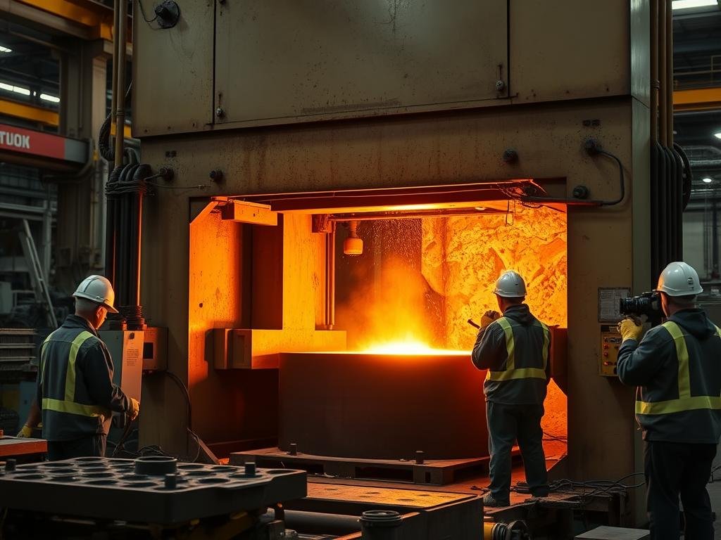 Forging process for aluminum components