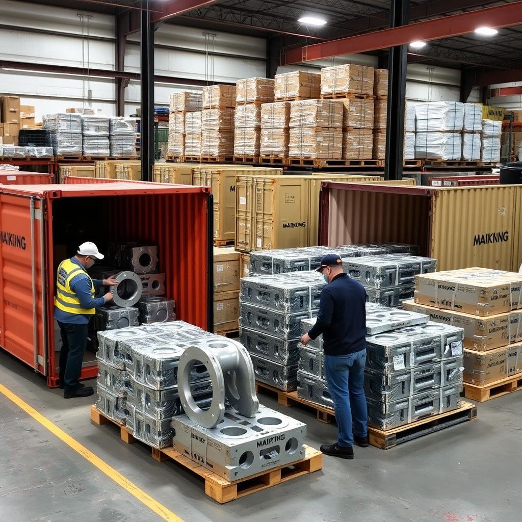 Global shipping and logistics services for MAIKONG aluminum forgings