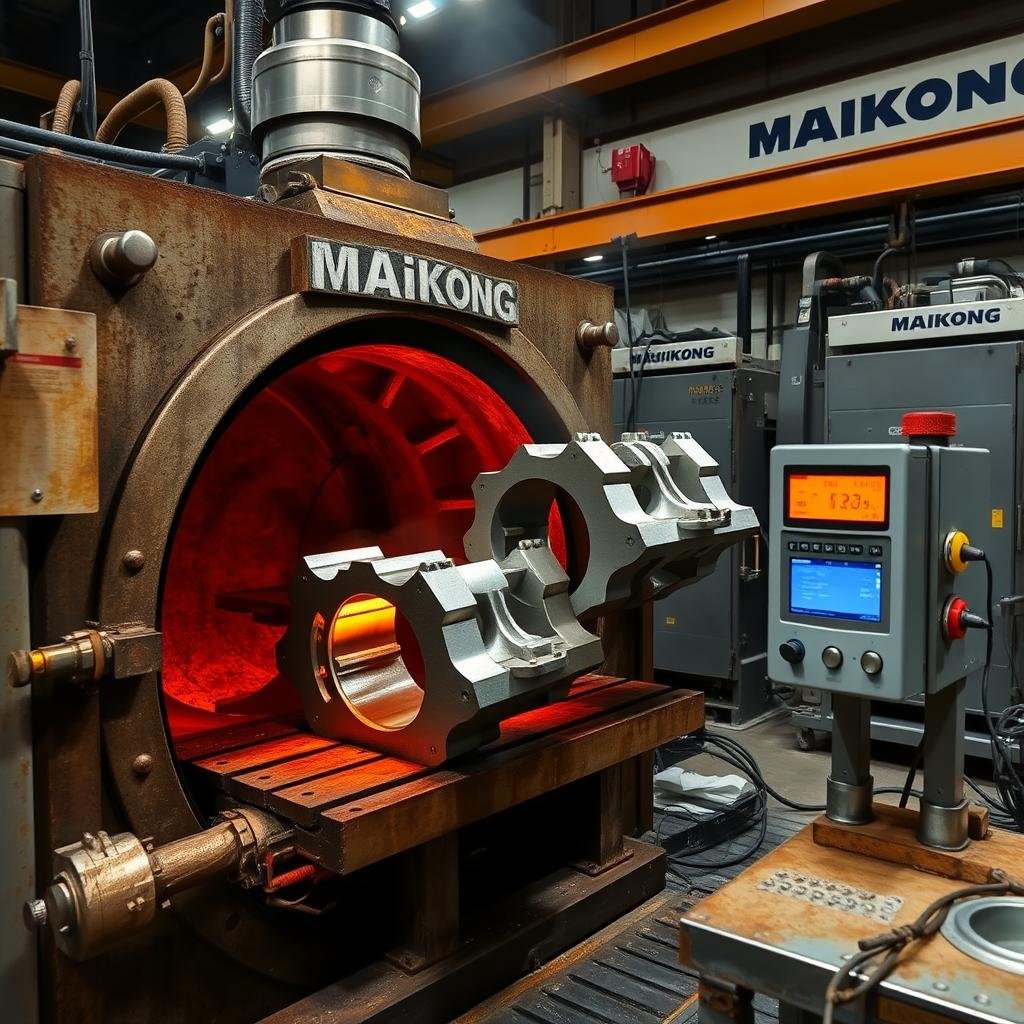 Heat treatment facility for aluminum forged components Heat treatment facility for aluminum forged components