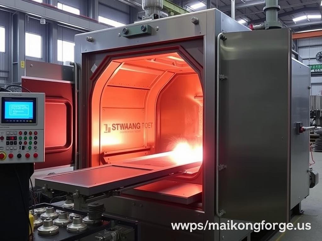 Heat treatment furnace for aluminum forging alloys at MAIKONG facility