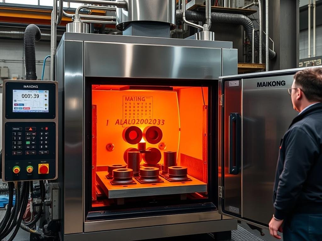 Heat treatment furnace for aluminum forgings at MAIKONG facility