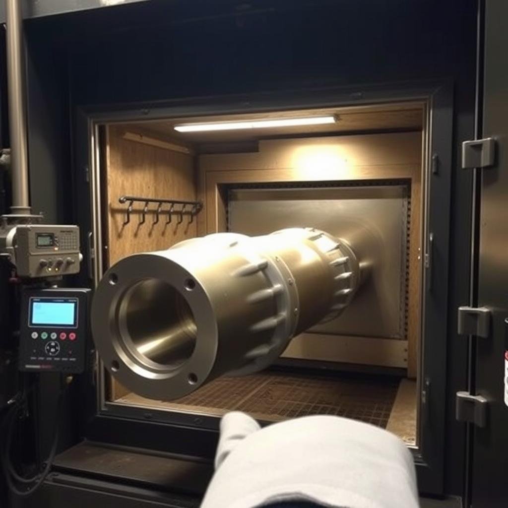 Heat treatment furnace for aluminum forgings