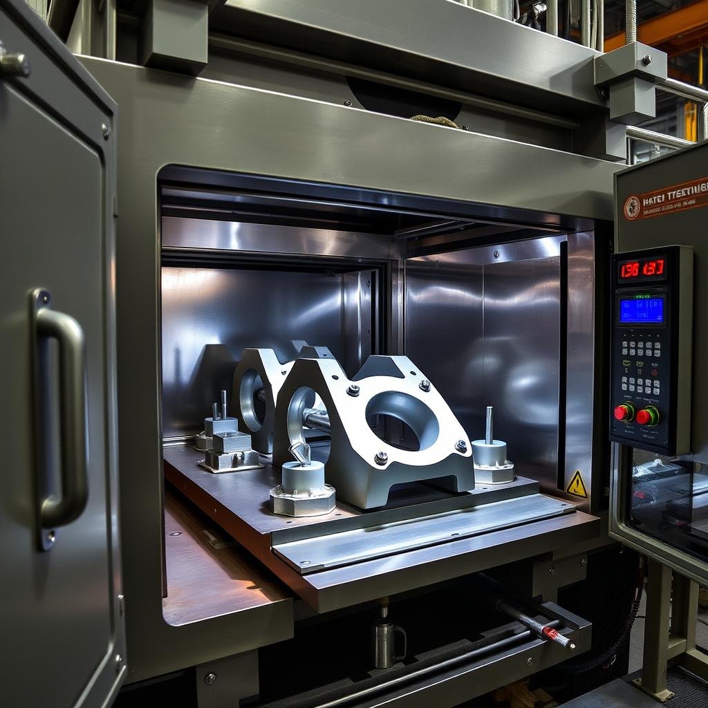 Heat treatment furnace processing forged aluminum parts Heat treatment furnace processing forged aluminum parts