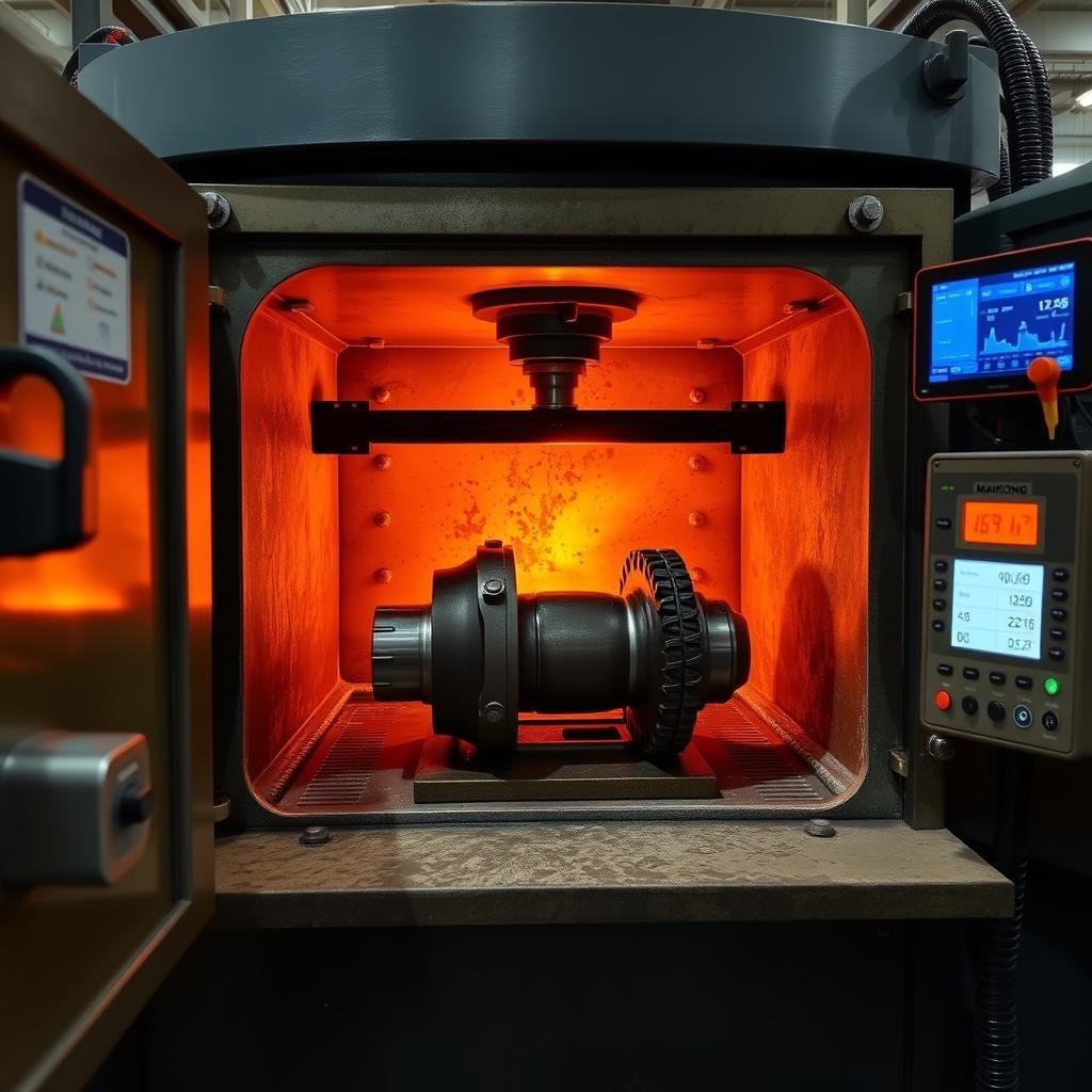 Heat treatment process at MAIKONG for forged components