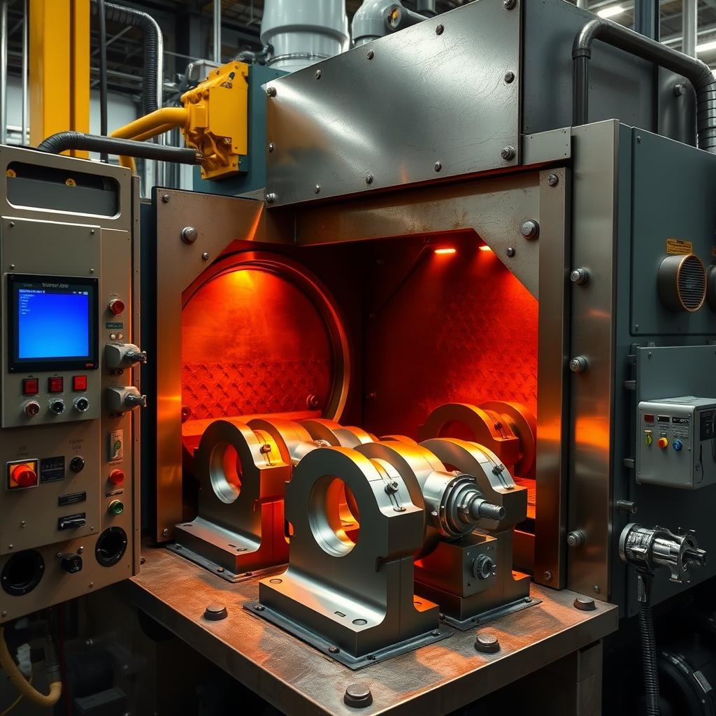 Heat treatment process for aluminum forgings