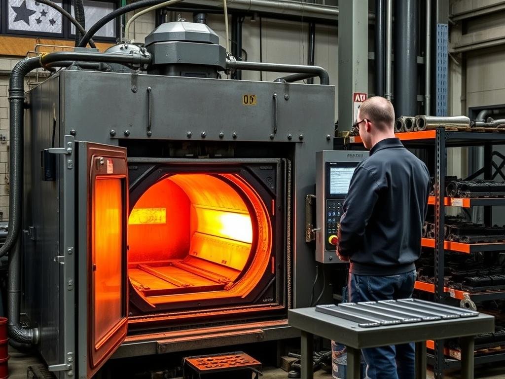 Heat treatment process for forge tooling components