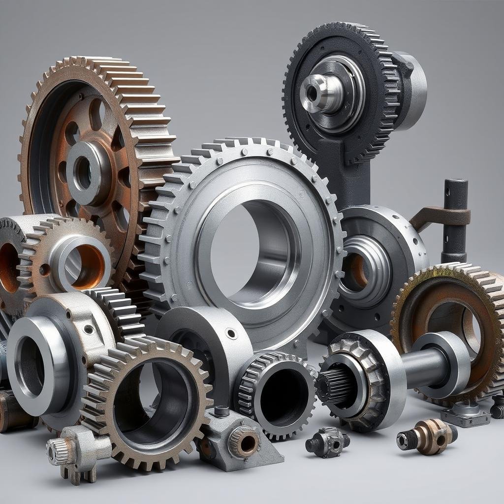 Heavy-duty forged components for industrial machinery