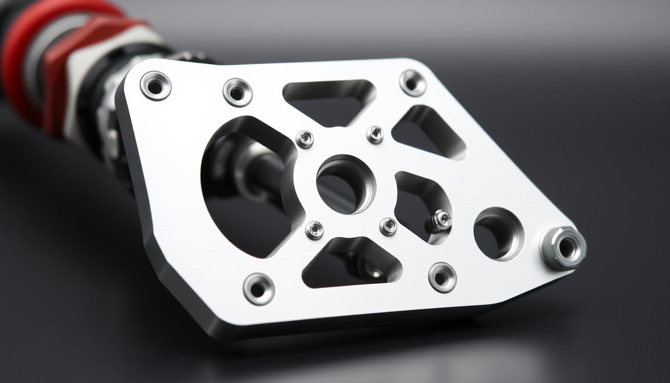 High-performance racing suspension component made from 7075 T6 aluminum