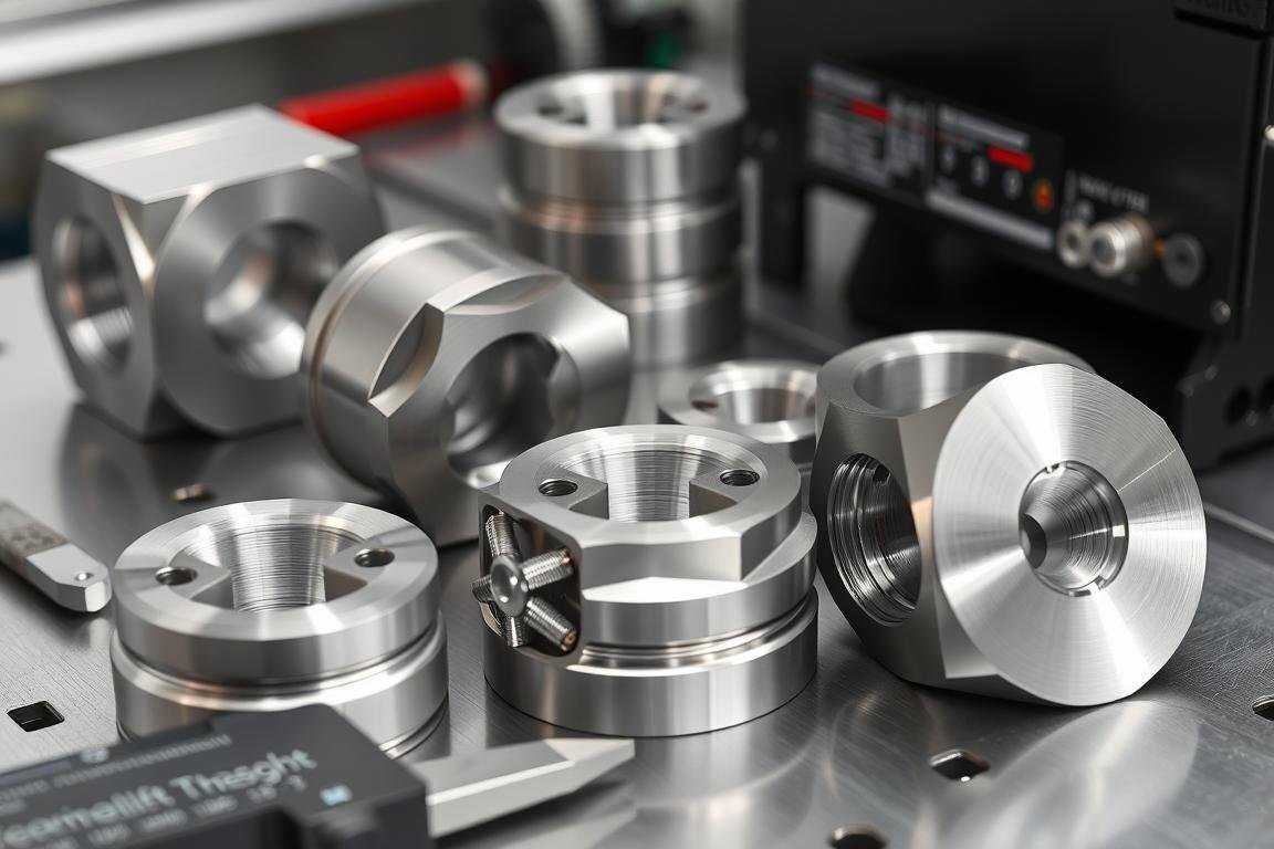 High-precision billet machined components with complex geometries