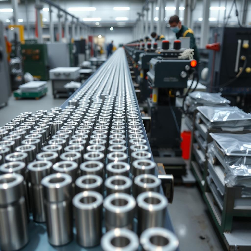 High-volume production of aluminum tool ferrules at MAIKONG facility
