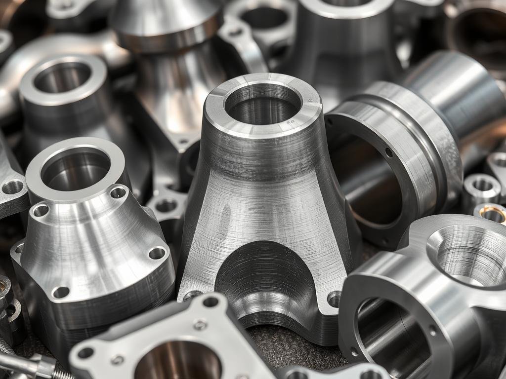 Hot forged aluminum components showing precision and quality from MAIKONG