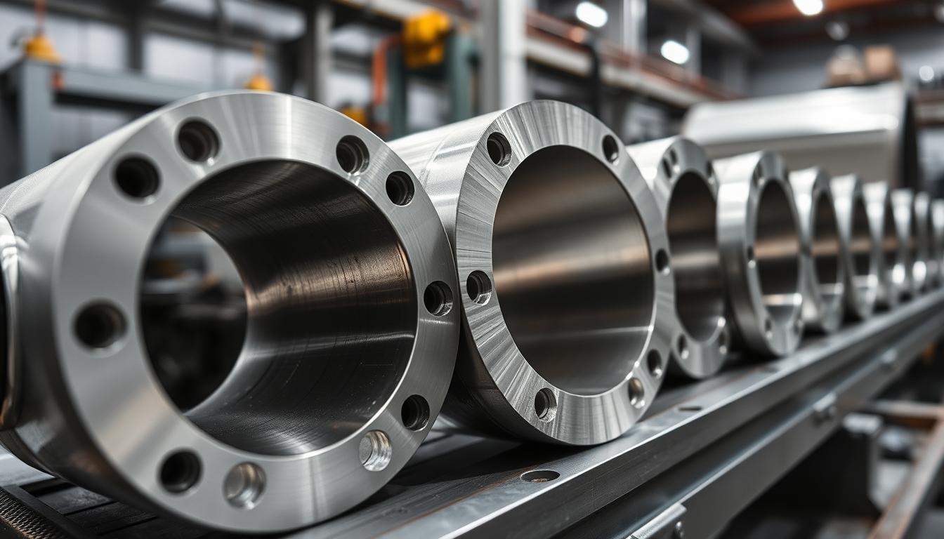 Hot forged aluminum components showing superior grain structure