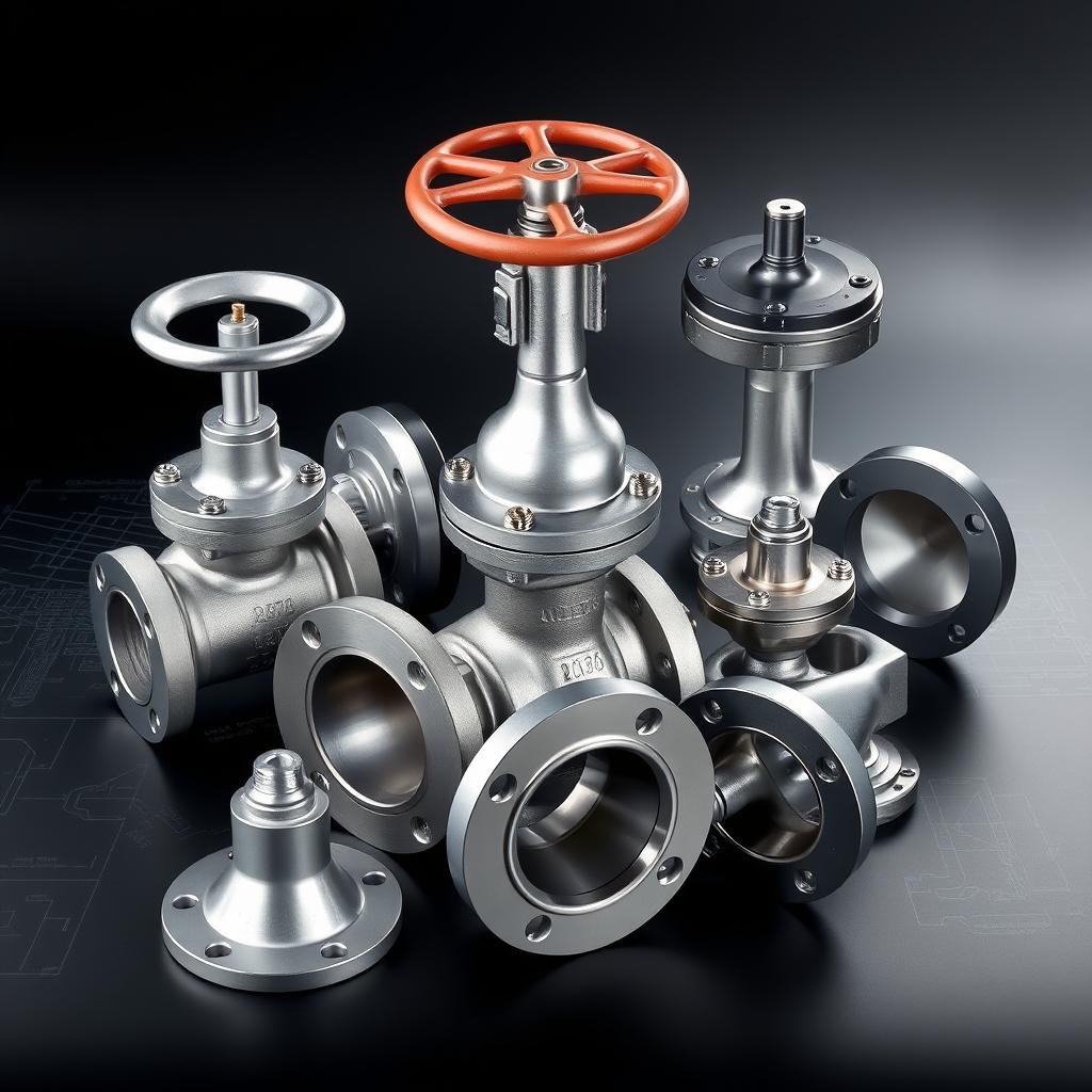 Hot forged aluminum industrial components