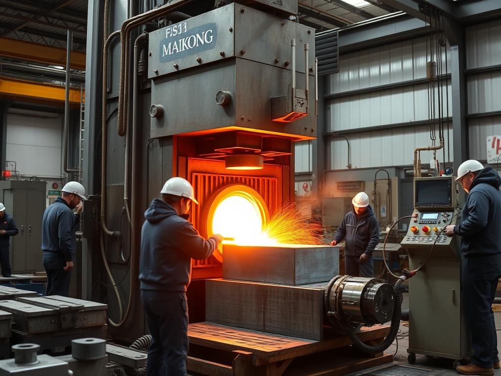 Hot forging process for aluminum components