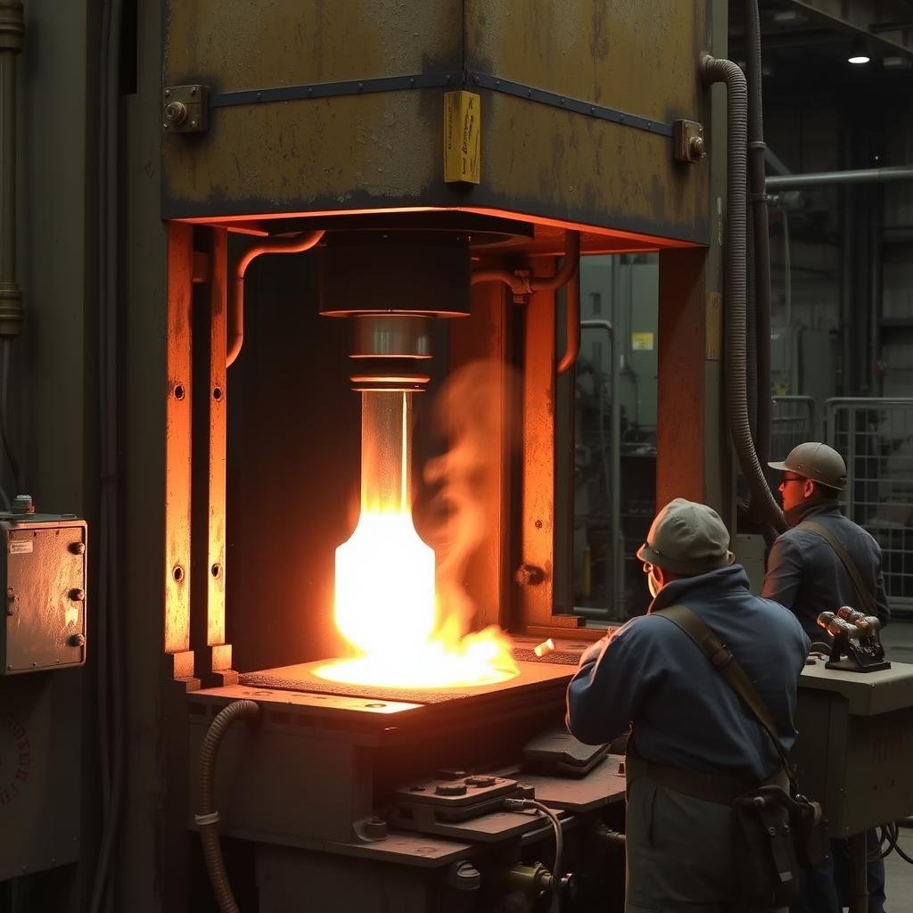 Hot forging process for aluminum