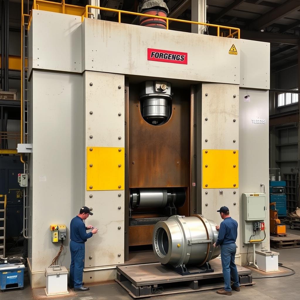 Hydraulic forging presses for aluminum components at MAIKONG