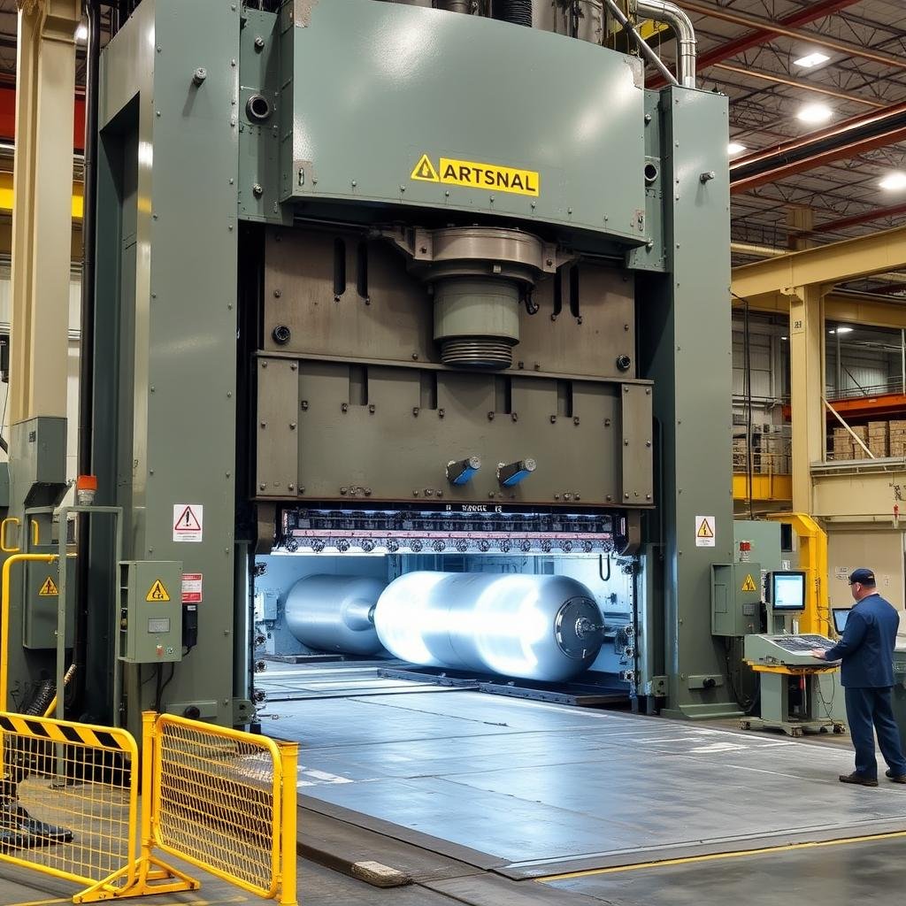 Hydraulic forging presses for aluminum components