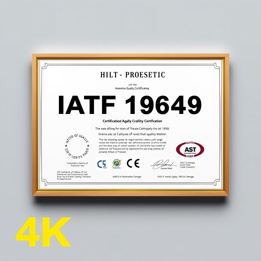 IATF 16949 certification badge