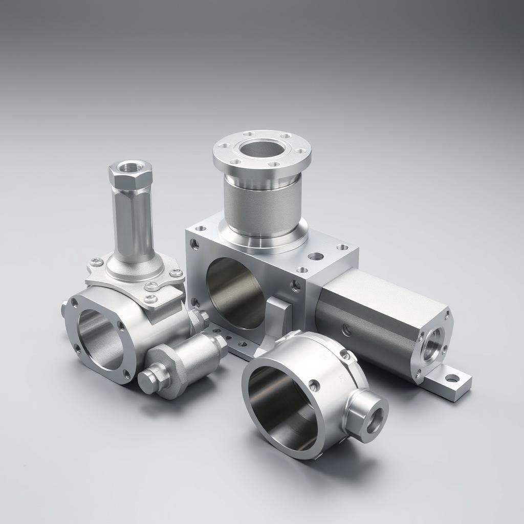 Industrial aluminum forged and machined components manufactured by MAIKONG