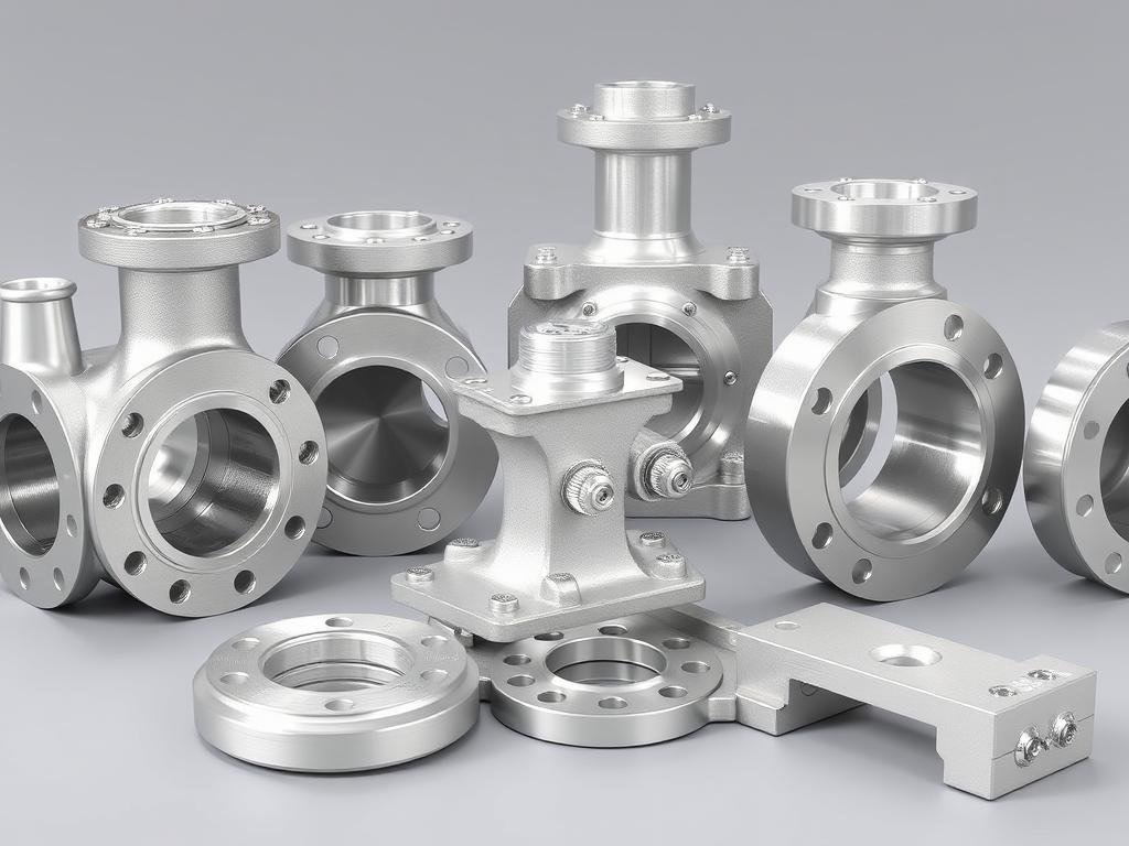 Industrial aluminum forged components