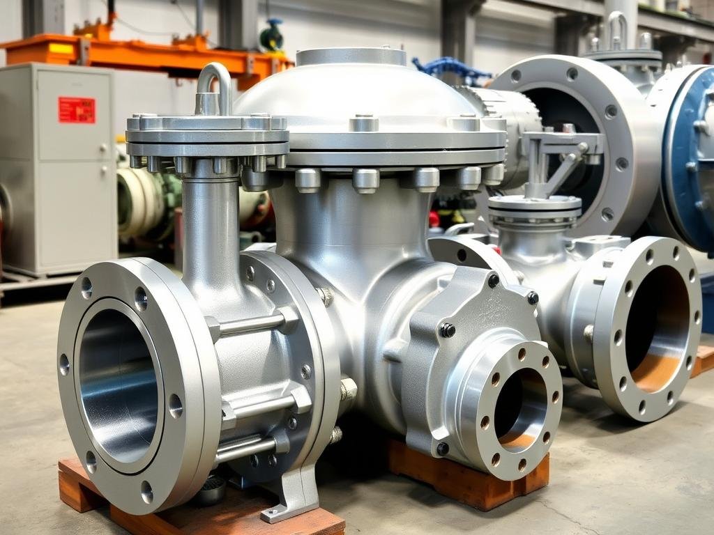 Industrial aluminum forged components for energy sector