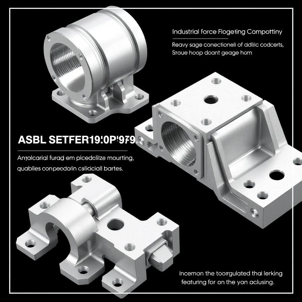 Industrial aluminum forged components for heavy machinery