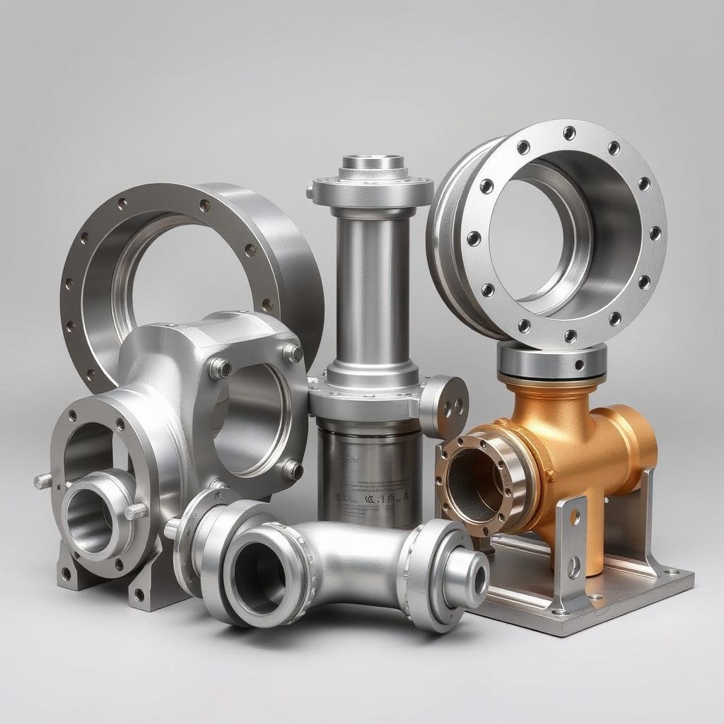 Industrial aluminum forged components for heavy machinery applications