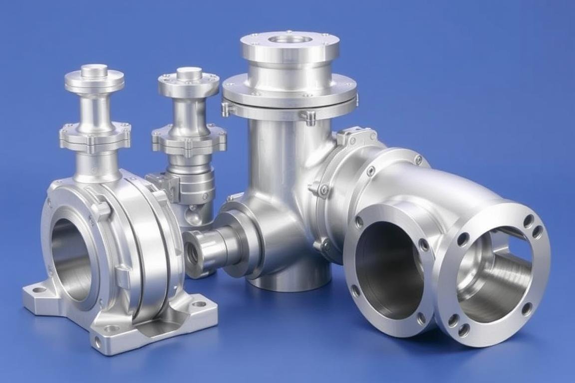 Industrial aluminum forged components manufactured at MAIKONG