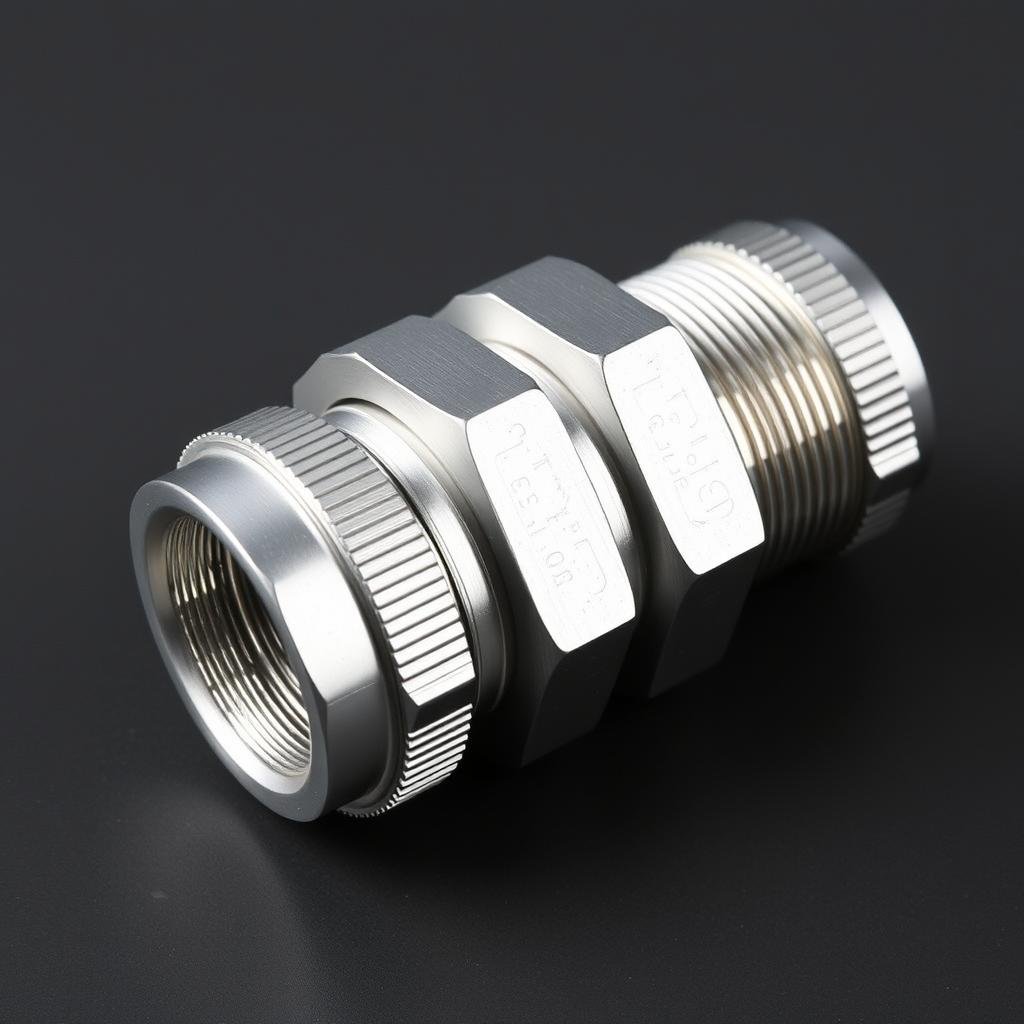 Industrial aluminum forged connector