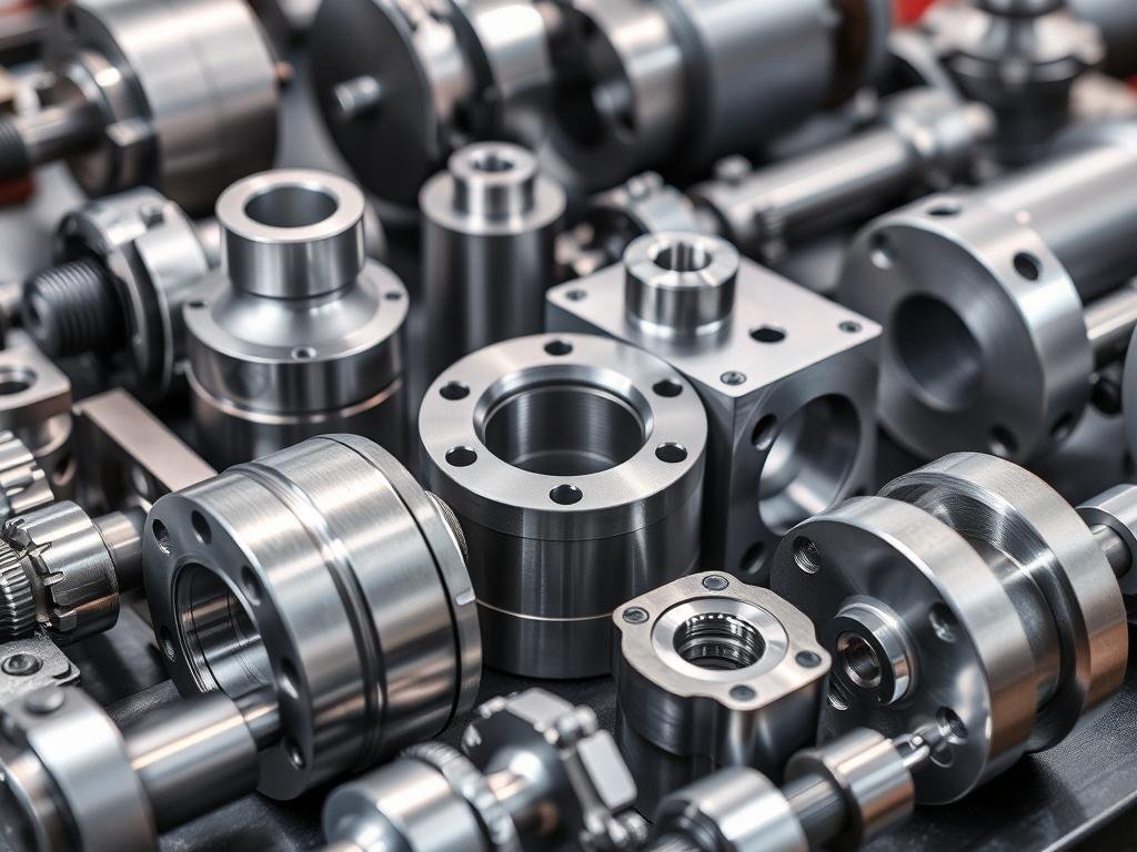 Industrial equipment components made from aluminum forging alloys