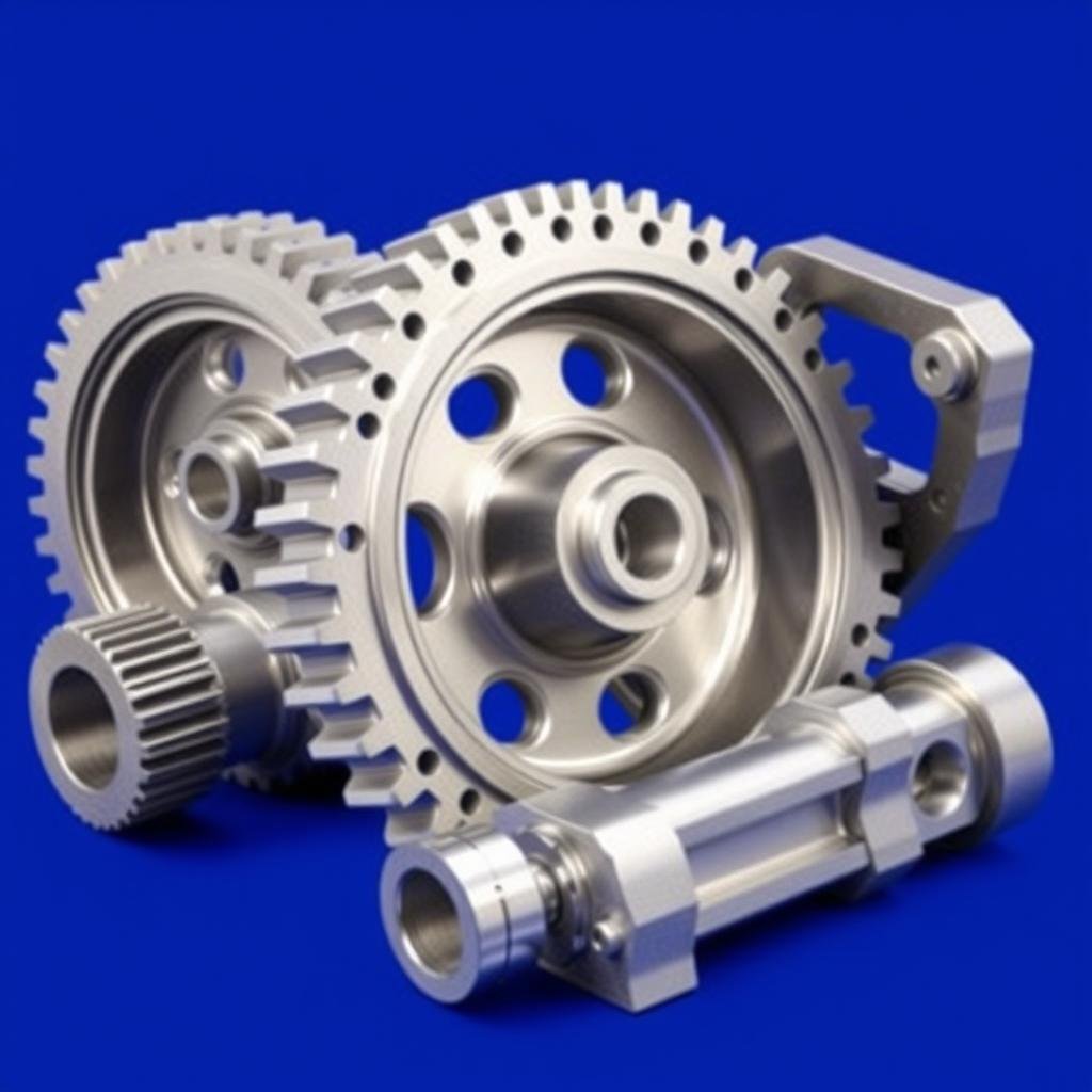 Industrial machinery aluminum forged components