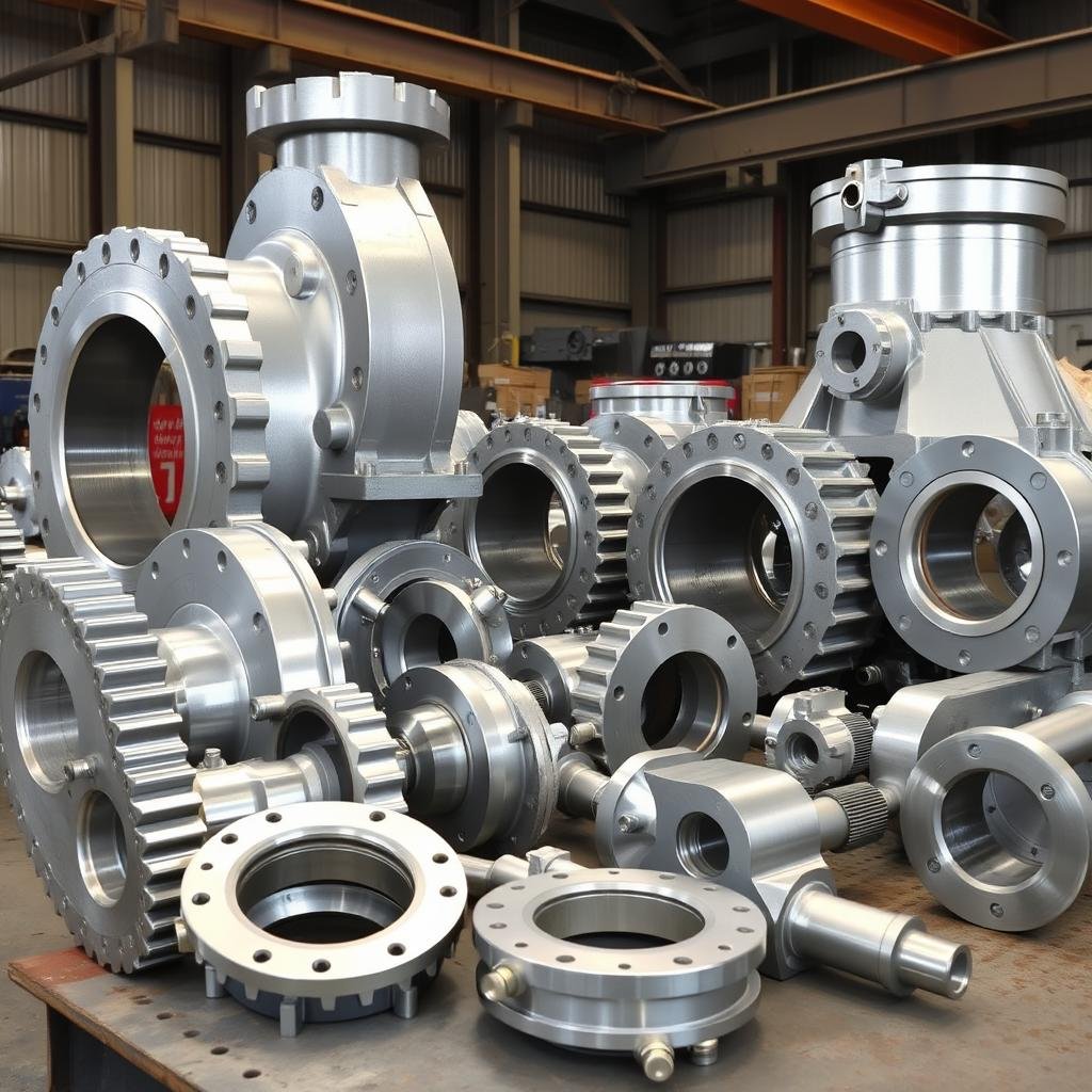 Industrial machinery aluminum parts