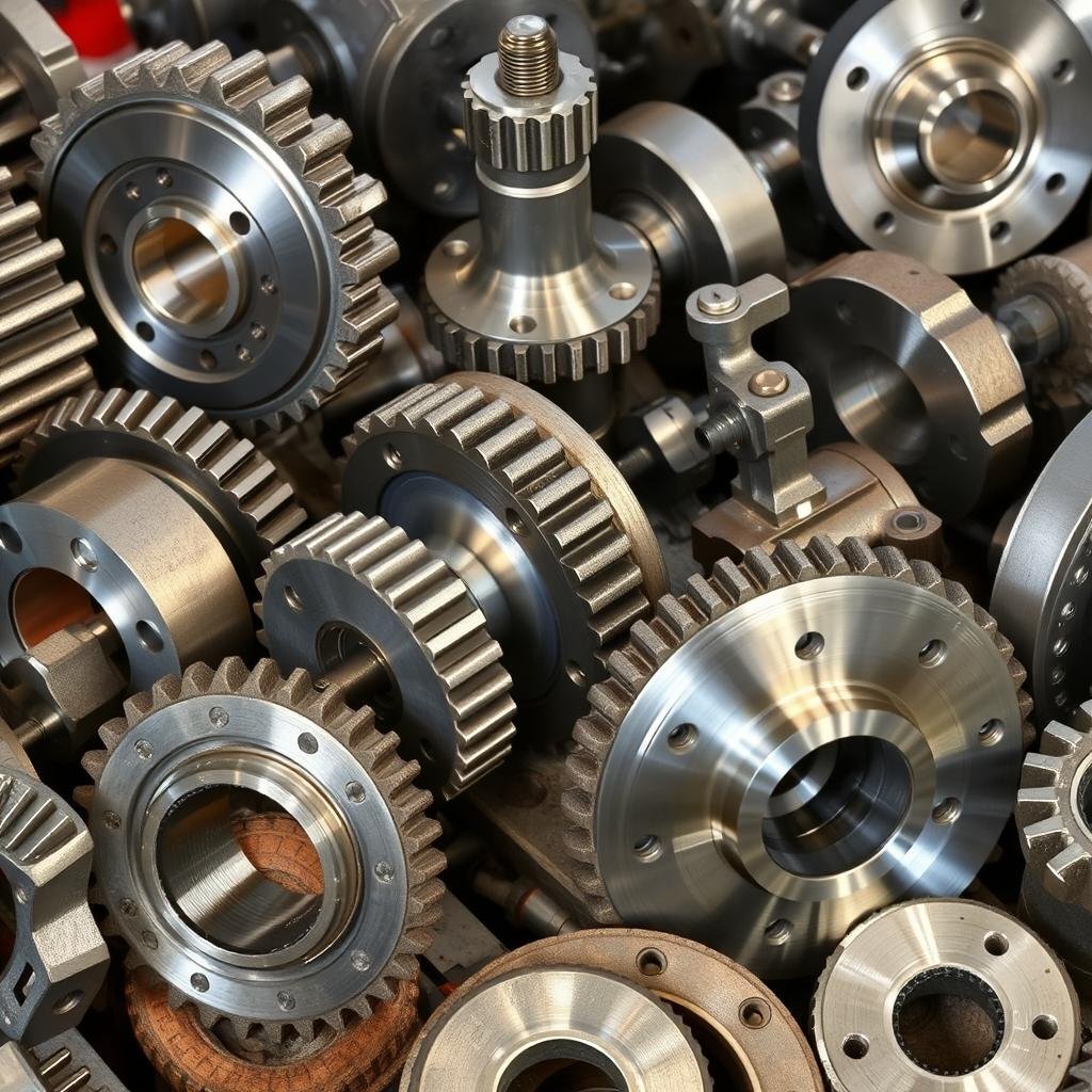 Industrial machinery components created at MAIKONG's metal forge facility