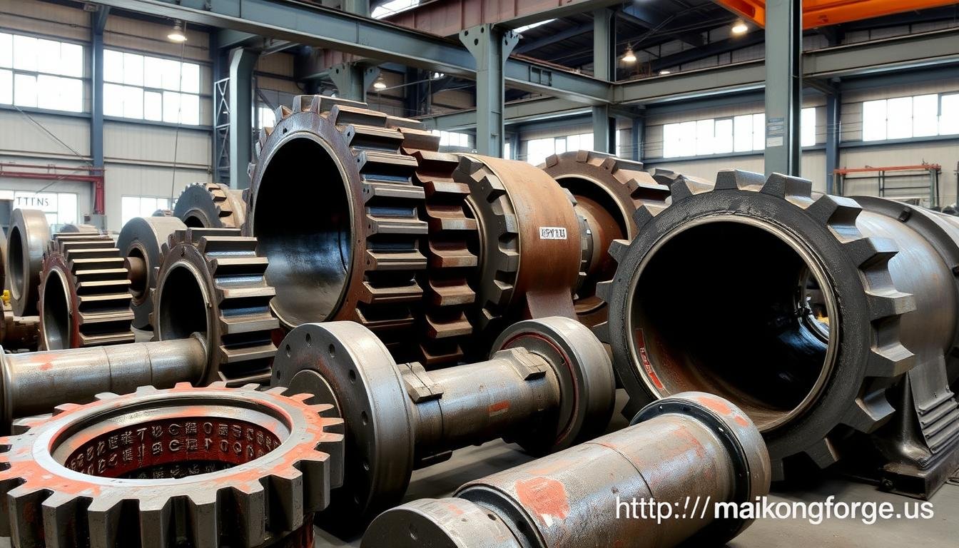 Industrial machinery components manufactured with MAIKONG forging technology