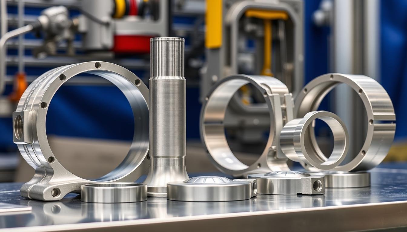 Lightweight forged aluminum components demonstrating high strength-to-weight ratio