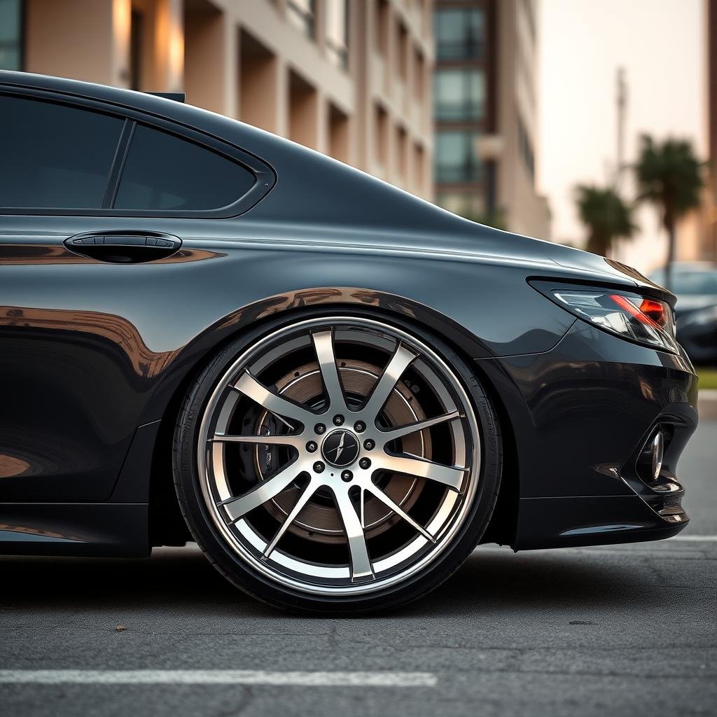 Luxury vehicle application of machined forged aluminum center wheel Luxury vehicle application of machined forged aluminum center wheel