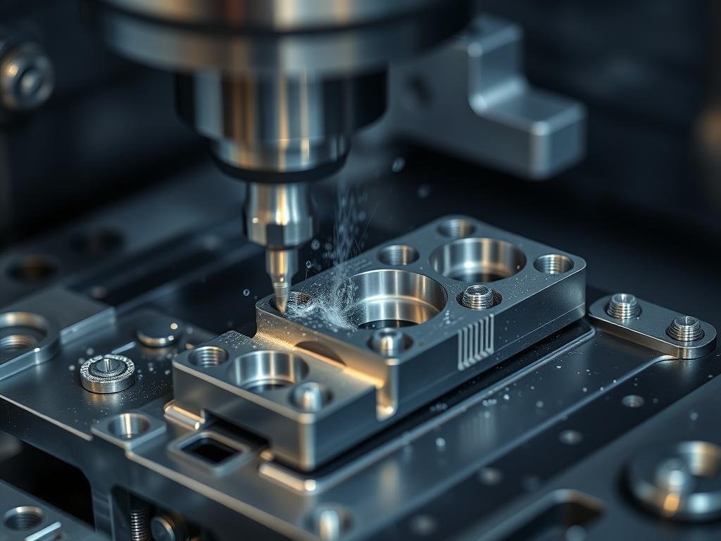 MAIKONG CNC SWISS Type Machining showing small precision components being manufactured MAIKONG CNC SWISS Type Machining showing small precision components being manufactured