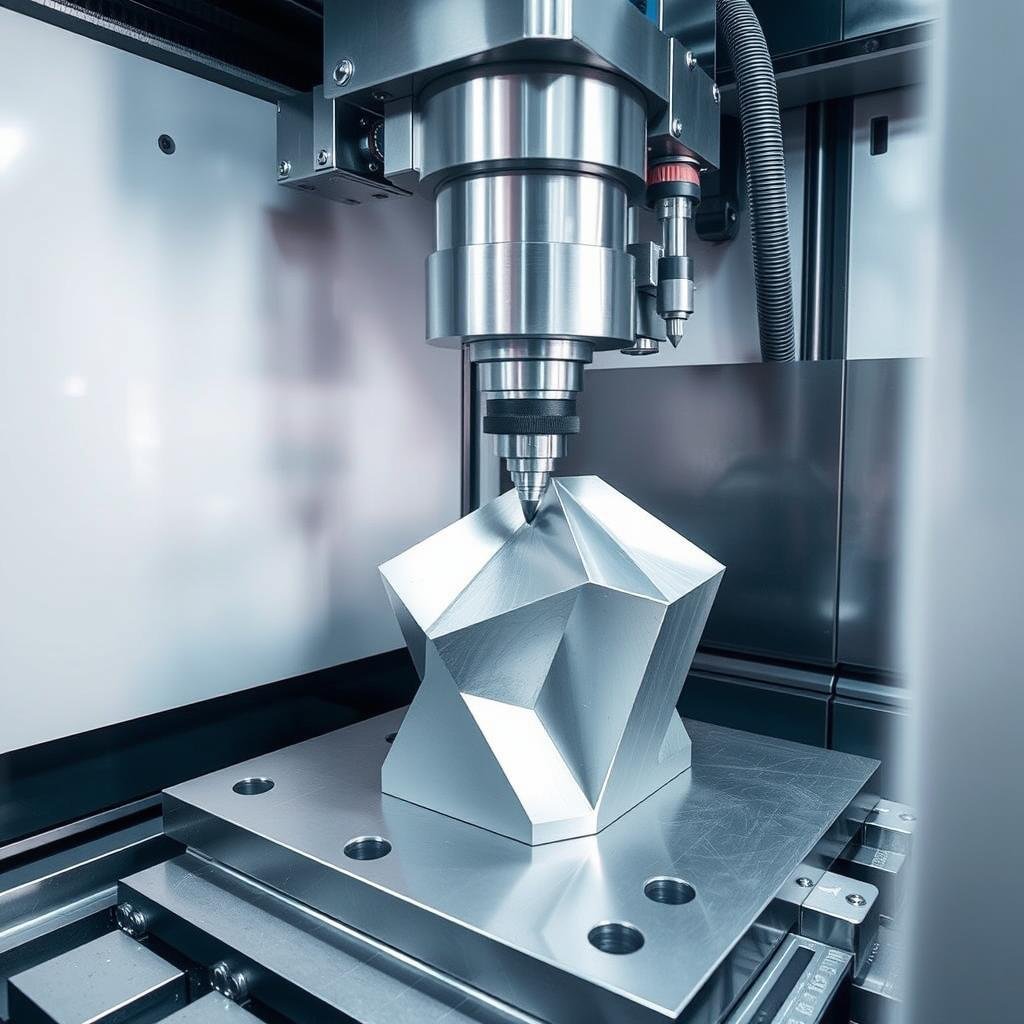 MAIKONG CNC milling operation on aluminum forged part