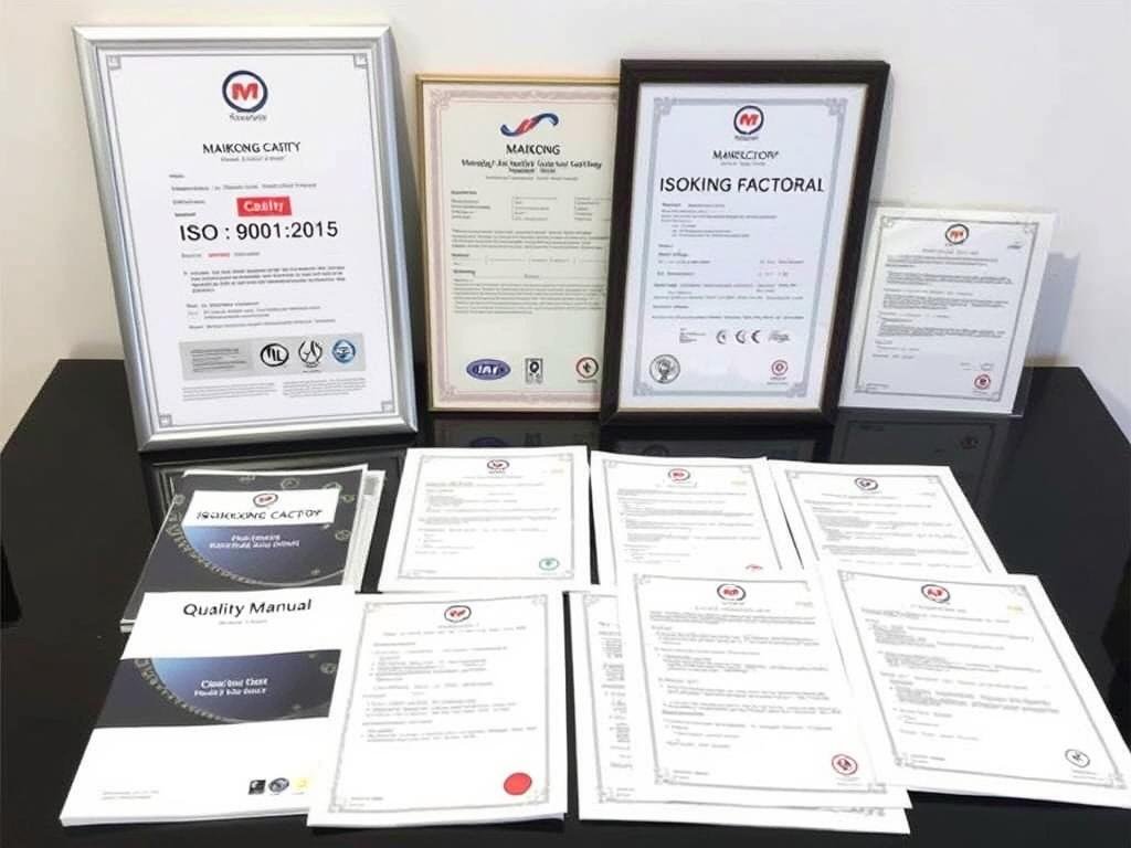 MAIKONG FACTORY ISO 9001:2015 certification and quality documentation
