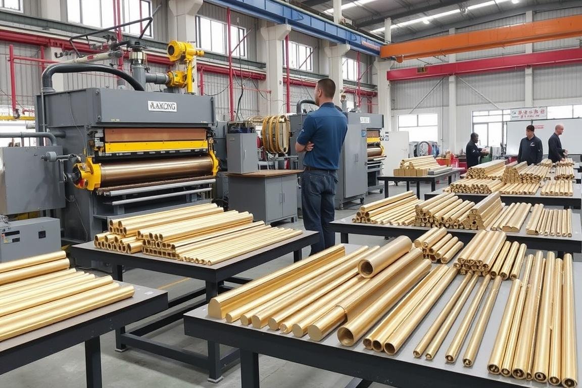 MAIKONG FACTORY brass extrusion production line with finished components
