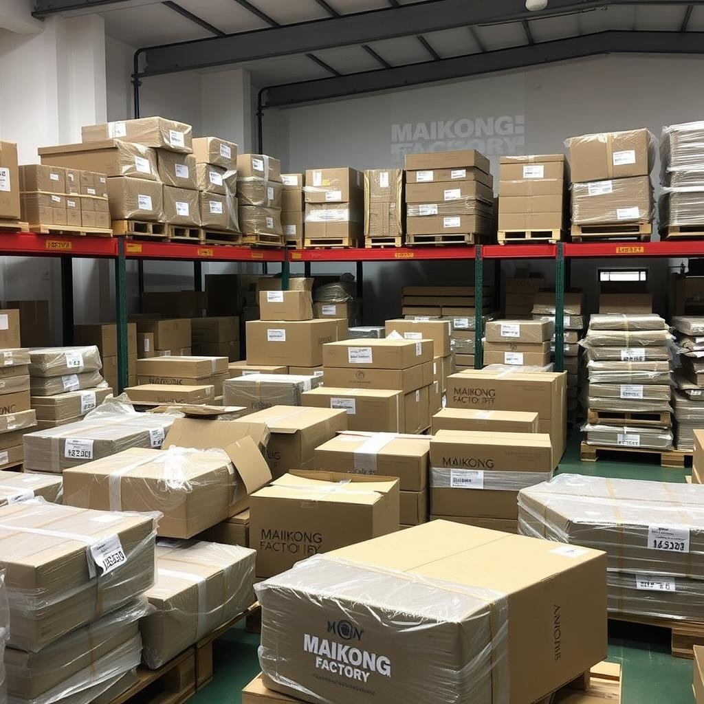 MAIKONG FACTORY packaging and shipping preparation for metal components