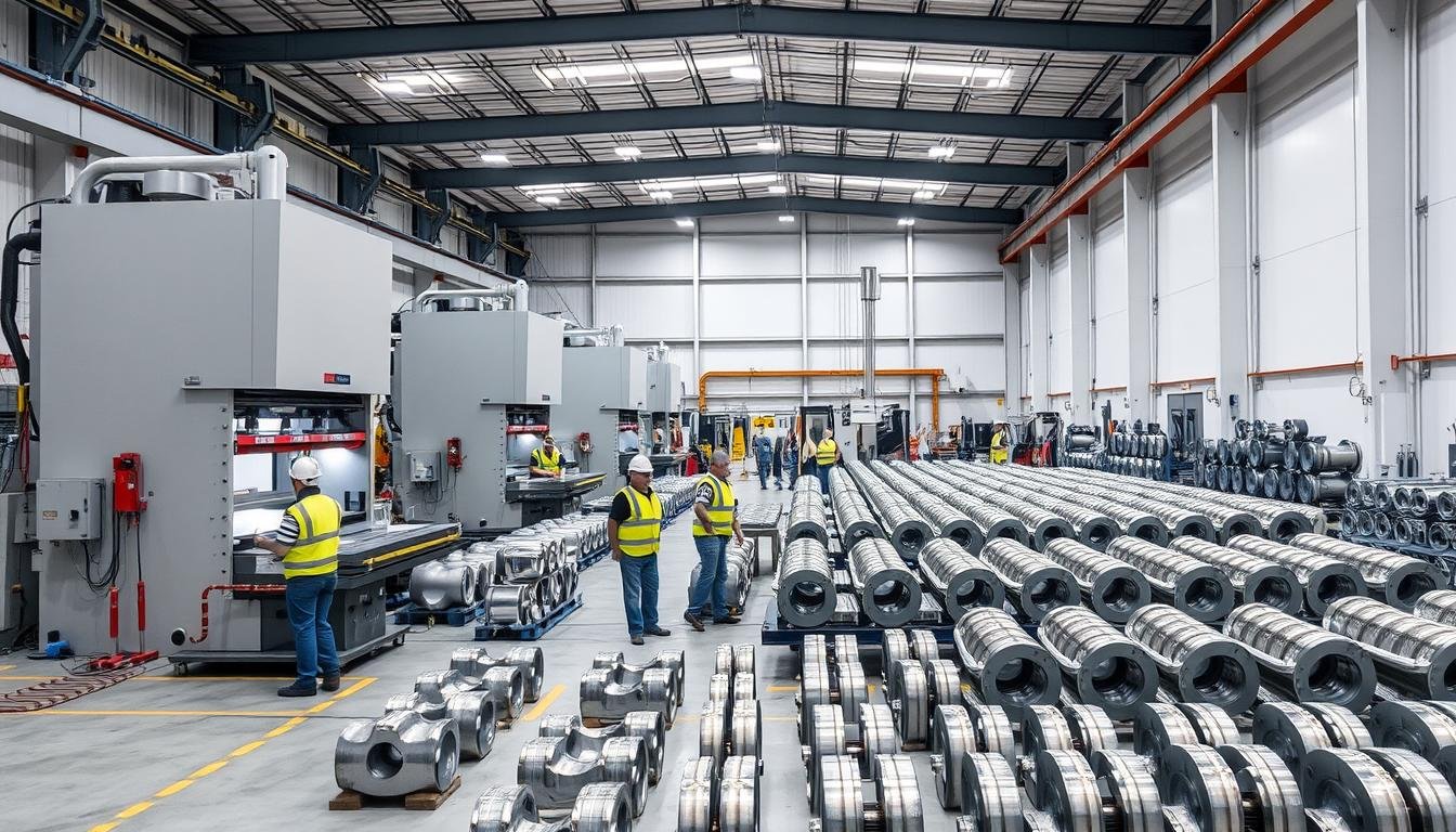 MAIKONG aluminum forging facility with production equipment and finished wholesale aluminum forged products