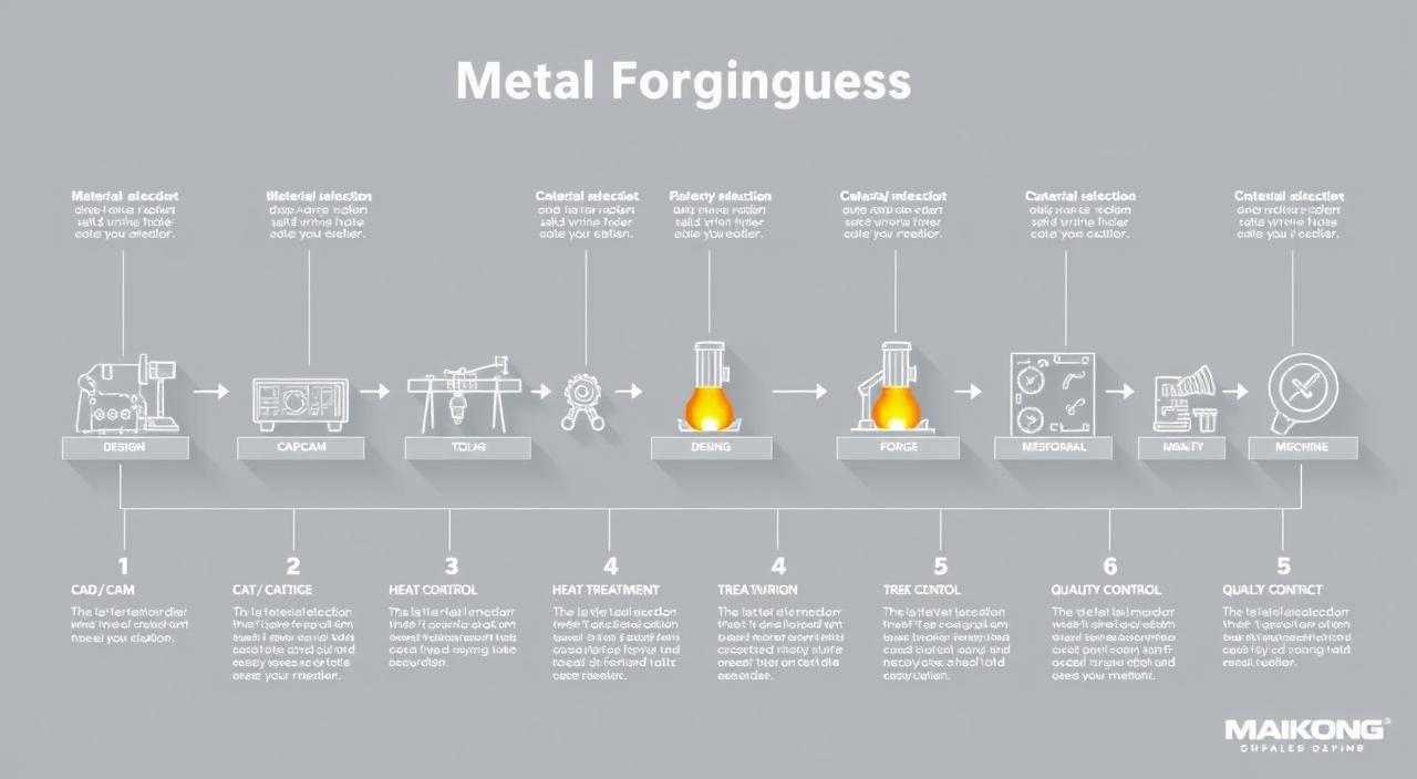 MAIKONG comprehensive forged metal manufacturing process flow