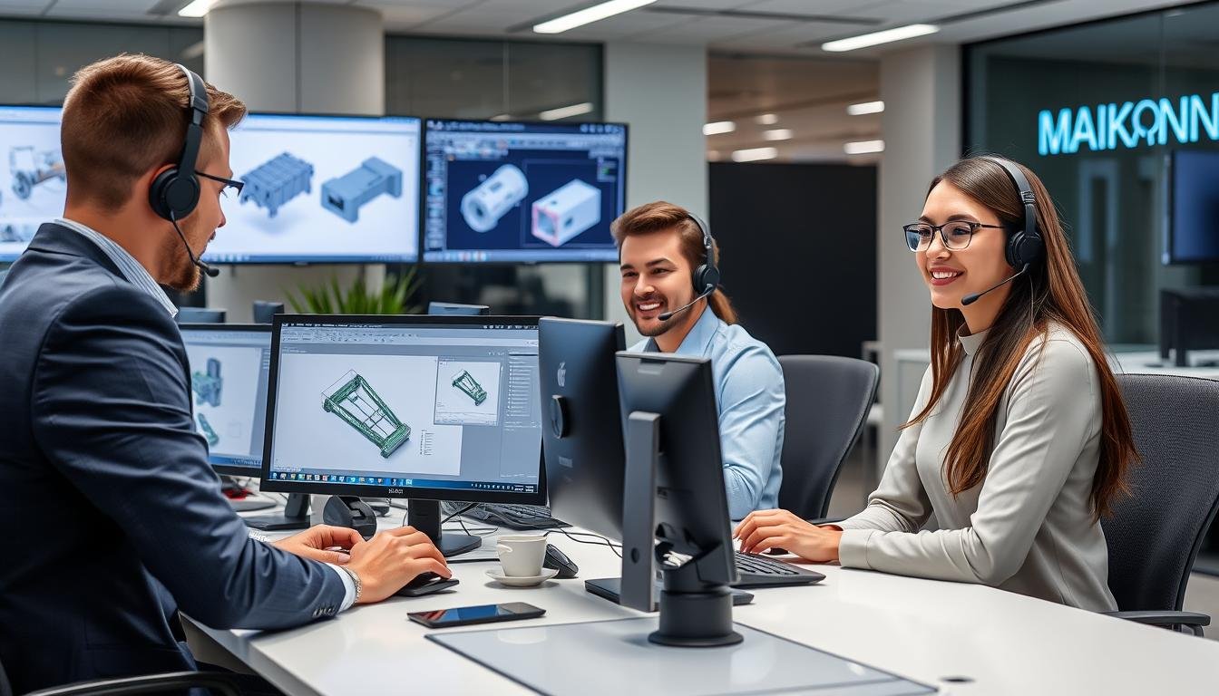 MAIKONG customer service team ready to assist with billet machining inquiries