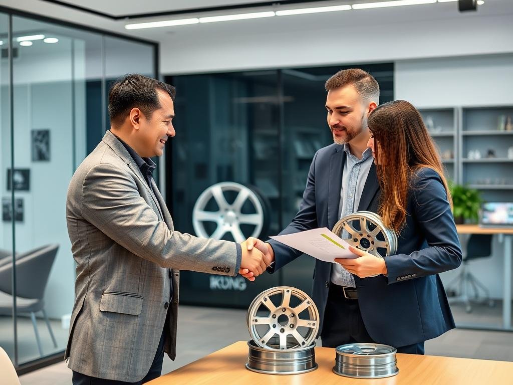 MAIKONG distributor partnership for machined forged aluminum center wheels