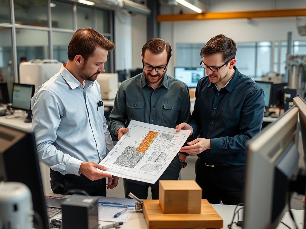 MAIKONG engineering team analyzing metal forge grain structure optimization