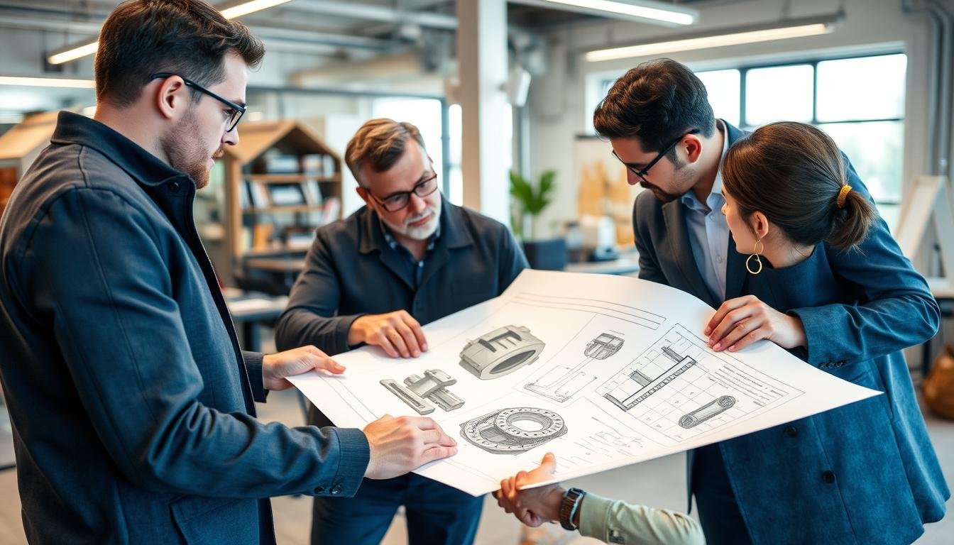 MAIKONG engineers collaborating with clients on steel forged component specifications